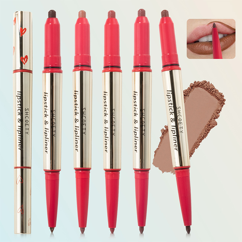 Multi Color Double Ended Crayon Lipstick & Lip Liner