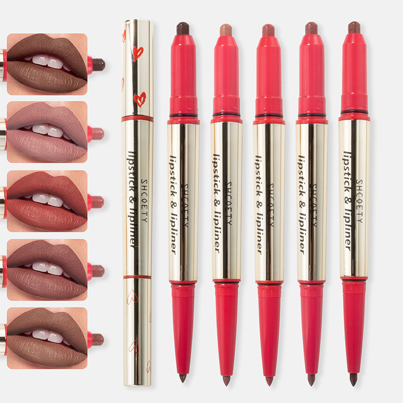 Multi Color Double Ended Crayon Lipstick & Lip Liner