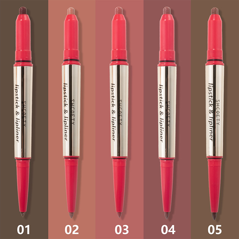 Multi Color Double Ended Crayon Lipstick & Lip Liner