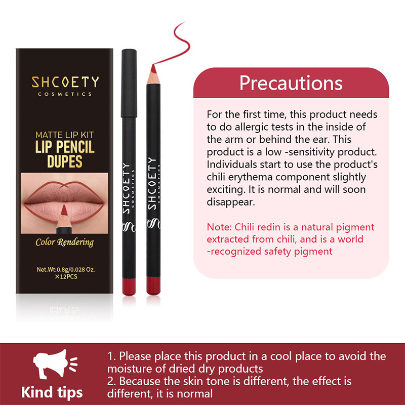 Summer Long Lasting Waterproof Matte Lip Liner