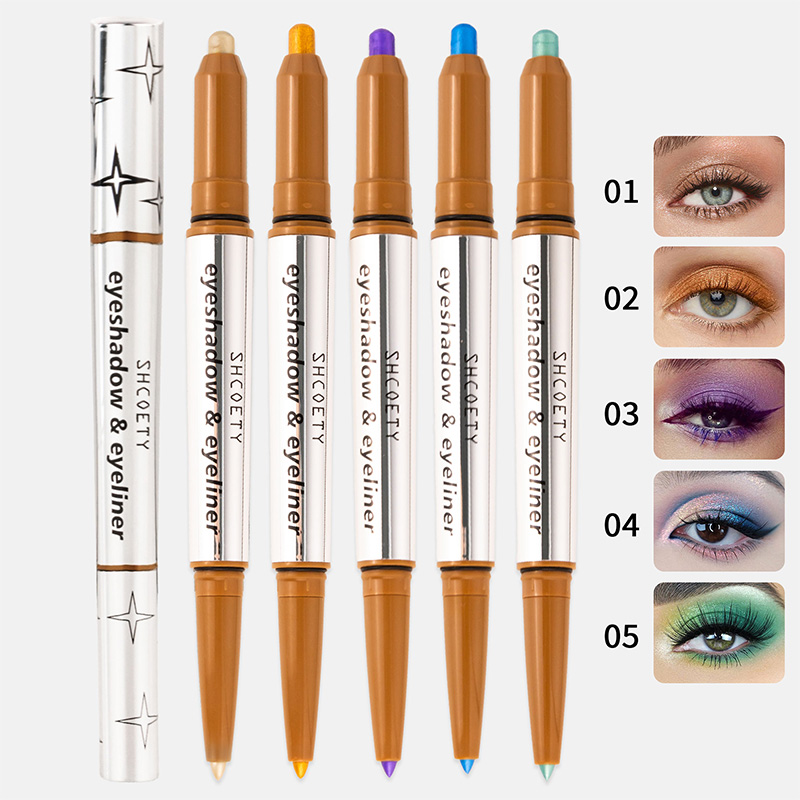 2 in 1 Shimmer Eyeshadow Stick & Eyeliner Pencil