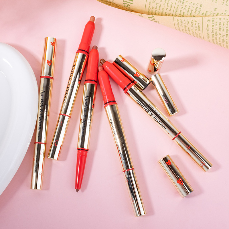 Multi Color Double Ended Crayon Lipstick & Lip Liner