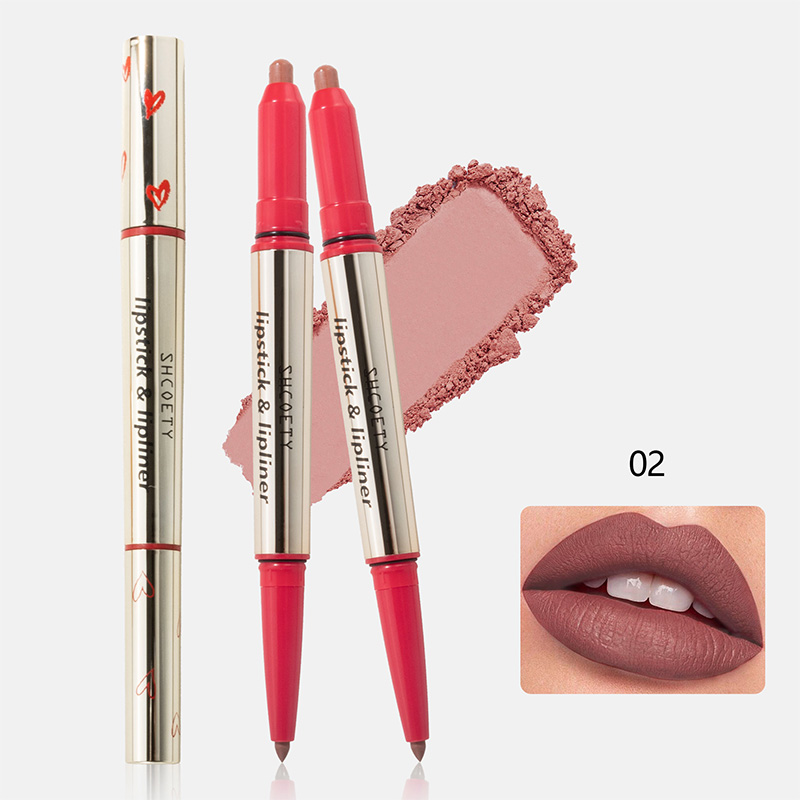 Multi Color Double Ended Crayon Lipstick & Lip Liner