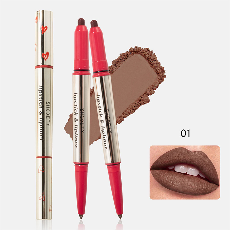 Multi Color Double Ended Crayon Lipstick & Lip Liner
